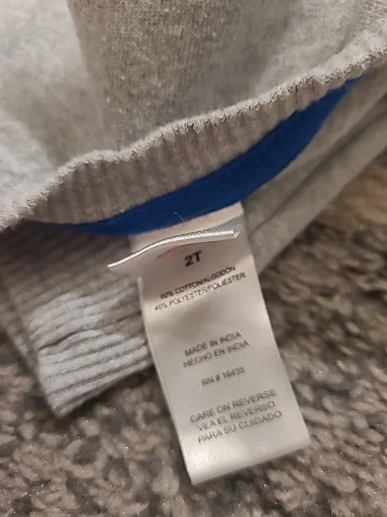 Disney Junior Mickey Mouse Toddler Sweatshirt Size 2T GrayGraphic Print Pullover - Picture 7 of 10